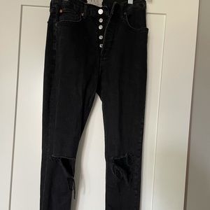 Free people black jeans
